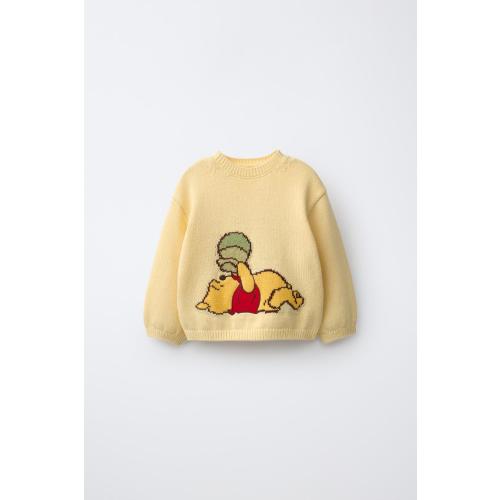 WINNIE THE POOH © DISNEY EMBROIDERED JUMPER - Light yellow | ZARA United States