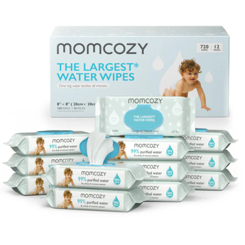 Momcozy Pure Water Wipes - Gentle for Babies