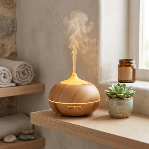 Mistyrious Anti-Gravity Oak Humidifier | Cool Mist Humidifier | Clerina