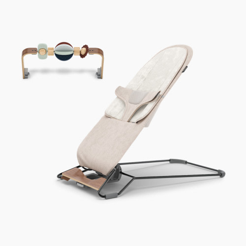 UPPAbaby Mira 2-in-1 Bouncer and Seat & Toy Bar Bundle - Charlie/Wonder Wheel