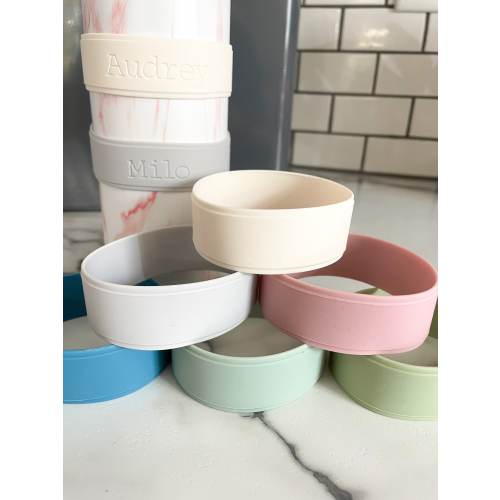 Custom Silicone Bottle Label - Personalized Silicone Label, Sippy Cup Label, Water Bottle Label, Baby Bottle Label