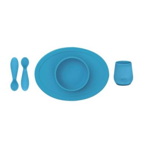ezpz™ 4-Piece First Foods Set in Blue - BLUE - 3 PIECE