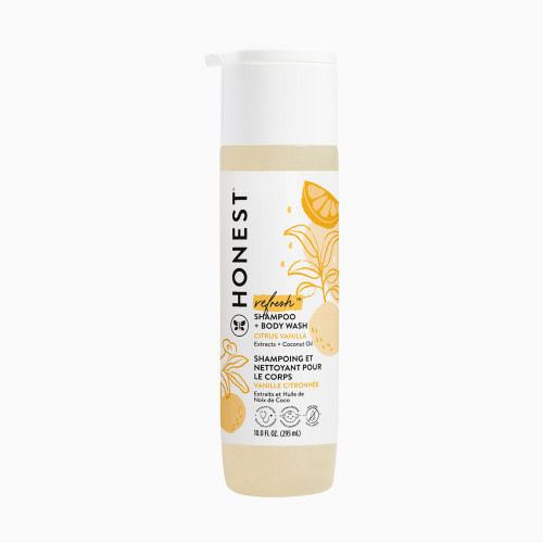 The Honest Company Shampoo & Body Wash - Refresh (Citrus Vanilla), 10 Fl Oz