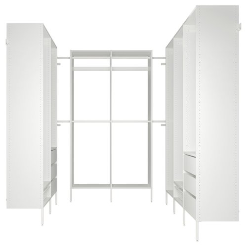 AURDAL Wardrobe combination - white 70 7/8-118 1/8x15 3/4x87 "