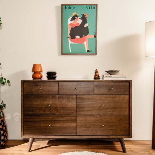 Palma 7-Drawer Wide Assembled Dresser (53")