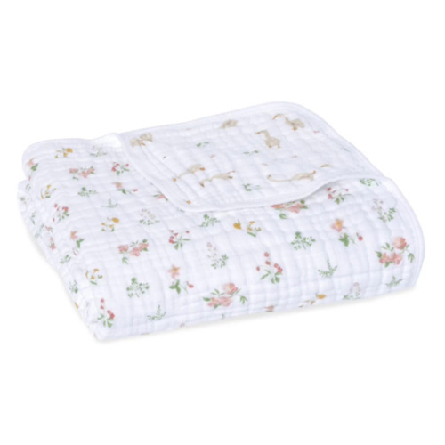 Country Floral Essentials Cotton Blanket | aden + anais