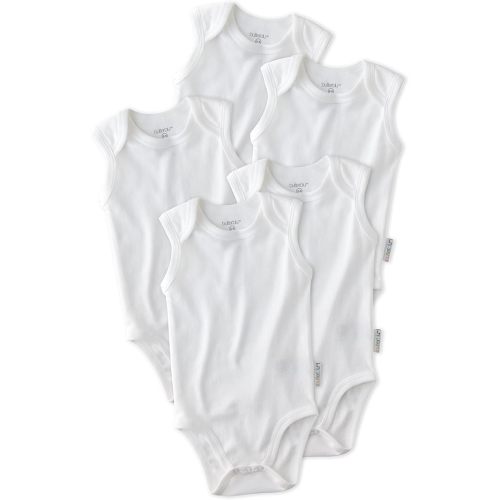 Sam 5-Pack Sleeveless Bodysuits 100% Organic Cotton Baby Clothes for Boys and Girls​​