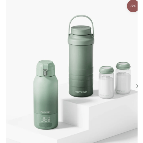 On-the-Go Bundle: Portable Baby Bottle Warmer + 22oz Baby Bottle Cooler