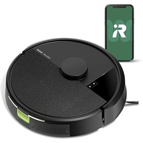 iRobot Roomba 105 Vac Robot Vacuum - Easy to use, Intense Power-Lifting Suction, LiDAR Navigation, Multi-Surface Cleaning, Cleans in Neat Rows, Self-Charging