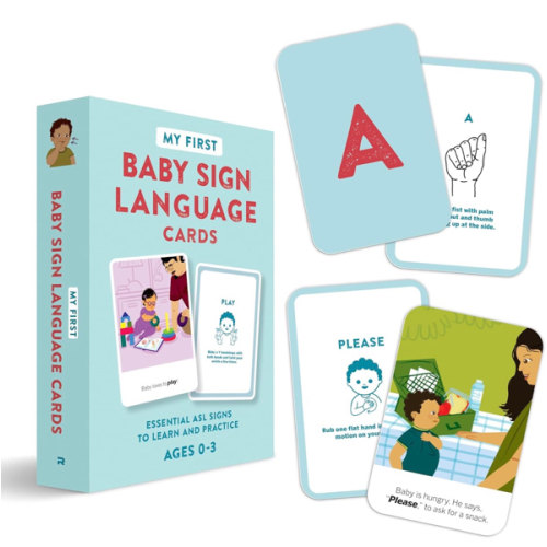 My First Baby Sign Language Flash Cards: Essential ASL Signs to Learn and Practice
