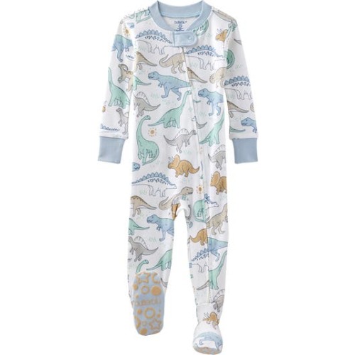 Cruz One-Piece Organic Cotton Footie Pajamas