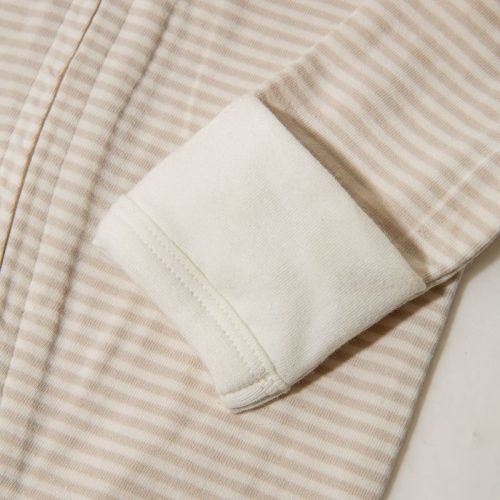 Picolette by Olivia Culpo Baby Oliver Dog 3pk Long Sleeve Bodysuits - Beige/Ivory 0-3M