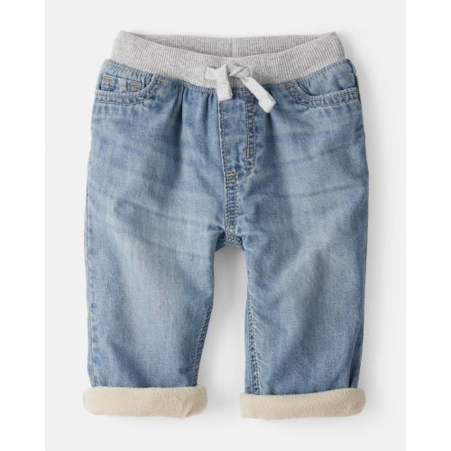 Baby Boy Lined Light Wash Straight Jeans - OshKosh B'gosh | Carter's