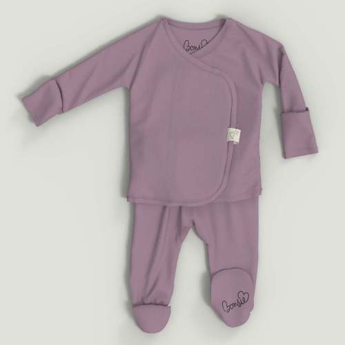 Footie - Fig – Bonsie Skin to Skin Babywear