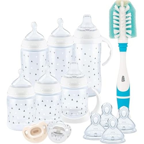 NUK Smooth Flow Anti Colic Baby Bottle Newborn Gift Set, Amazon Exclusive