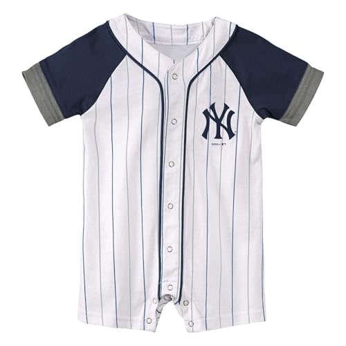 Outerstuff MLB Unisex-Baby Newborn & Infants 0-24 Months Little Slugger Creeper Bodysuit Romper