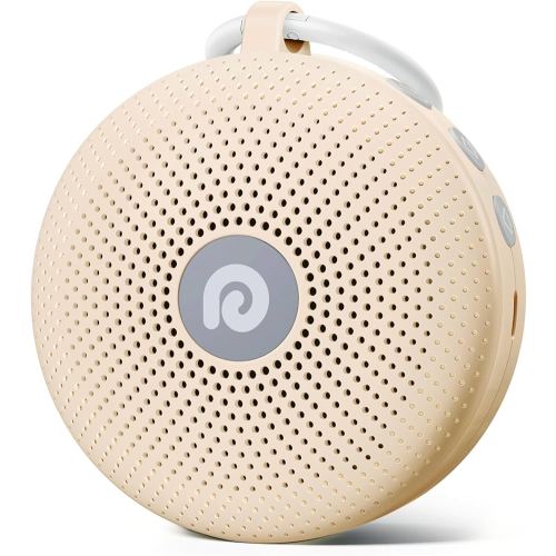 Dreamegg White Noise Machine - Portable Sound Machine for Baby Adult, Features Powerful Battery, 21 Soothing Sound, Noise Canceling for Office,Sound Therapy for Home,Travel, Registry Gift, Light Khaki