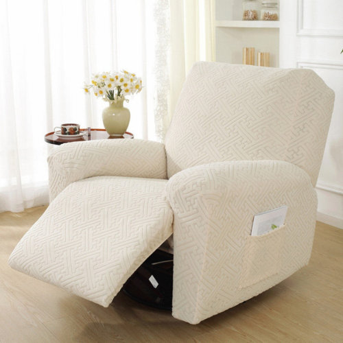 Lark Manor™ Recliner Chair Covers Small Recliner Cover for Recliner Chair, Non Slip Covers Washable Recliner Slipcovers/Furniture Protector for Pet, Living Room, Orange | Wayfair