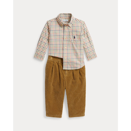 Tattersall Cotton Shirt & Corduroy Pant