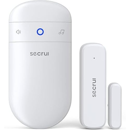 SECRUI Door Chime, Door Open Sensor Chime for Business/Home When Entering, Adjustable Volume, Easy Installation, 400ft Range, 52 Chimes, M508+D7