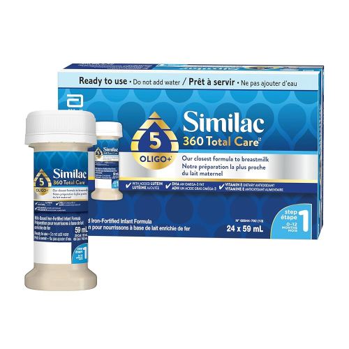 Similac 360 Total Care Step 1 Ready-To-Feed 24x59mL Bottles