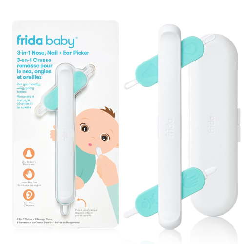 Frida Baby - Baby, Infant, Toddler - 3-in-1 Nose, Nail + Ear Picker: Baby Ear Cleaner + Baby Nose Cleaner and Nail Tool for Babies + Toddlers, Safely Clean Baby's Boogers, Ear Wax & More - Walmart.ca