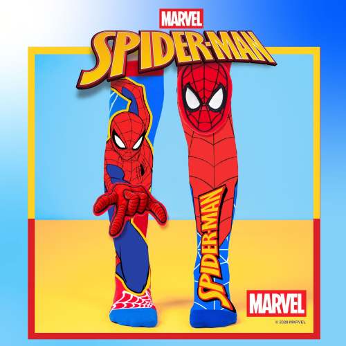 MADMIA Spider-Man Socks | Marvel 3D Hand Kids Knee-High Socks