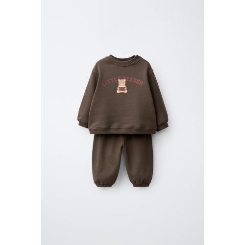 BEAR EMBROIDERED KNIT JUMPER - Light beige | ZARA United States
