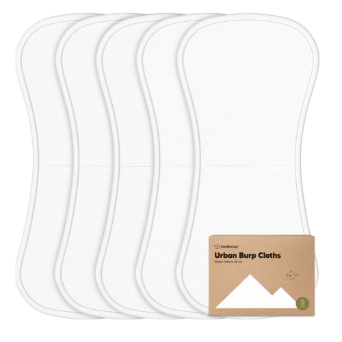 Urban Burp Cloths - Soft White
