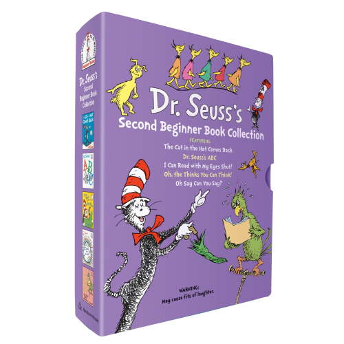 Dr. Seuss's Second Beginner Book Boxed Set Collection: The Cat in the Hat Comes Back; Dr. Seuss's ABC; I Can Read with My Eyes Shut!; Oh, the Thinks You Can Think!; Oh Say Can You Say? (Hardcover)