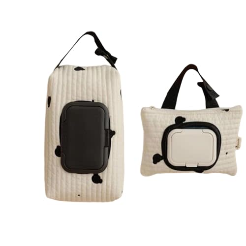 Embroidered Bear Stroller Wet Wipe Pouches,Stylish Bear Embroidery Wet Wipe Pouches,Portable Baby Wipe Holder Embroidery Baby Storage Bag Designings Stylish for Travel & Daily Use Diaper Bag (set3)