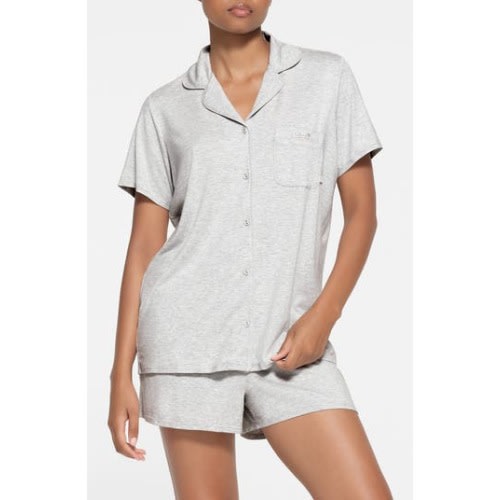 Skims Short Sleeve Pajamas, Medium
