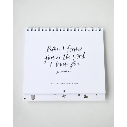 Christian Baby Milestone Calendar – The Anastasia Co.