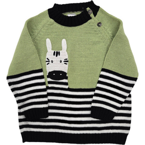 Zebra Sweater - Melange Collection | Maisonette