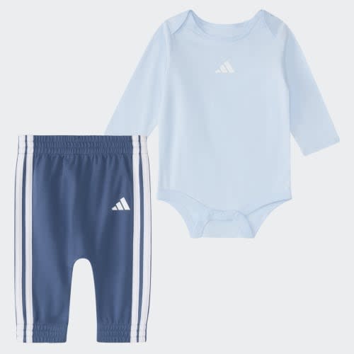 2-Piece Long Sleeve Body shirt & Elastic Waistband Pant