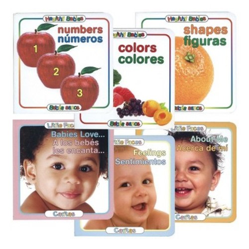 Kaplan Early Learning Bilingual Toddler Board Books - Set of 6
