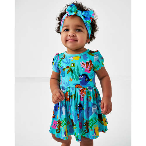 Pixar Nemo's Reef Skater Dress with Bodysuit – Little Sleepies