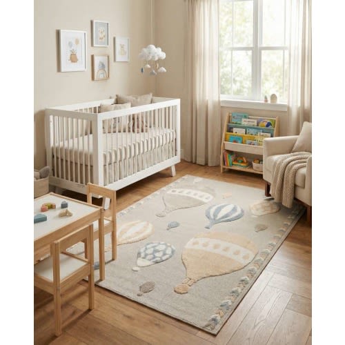 Multicolor 6' x 9' Whimsy Kids Rug | Rugs.com
