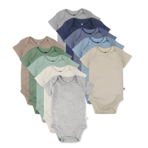10-Pack Organic Cotton Short Sleeve Bodysuits | Honest Baby Clothing