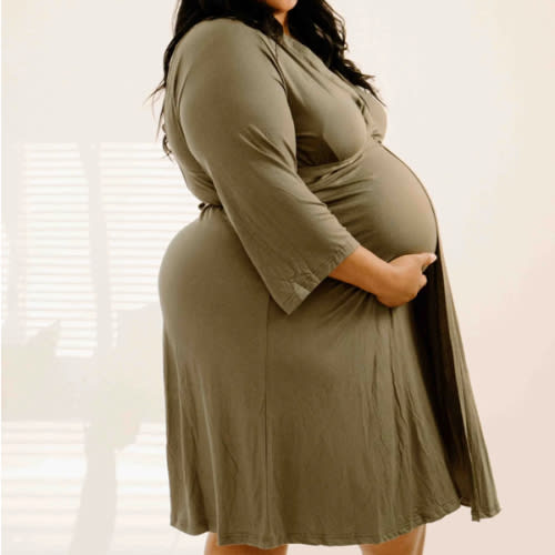 Lila Labor & Postpartum Gown in Sage