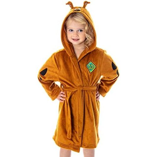 INTIMO Scooby Doo Toddler Hooded Costume Robe Soft Plush w/Ears