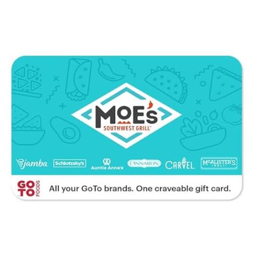Moe’s Southwest Grill eGift Card