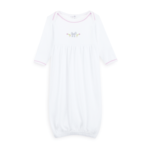Evelyn's Classics Hand-Embroidered Gathered Gown