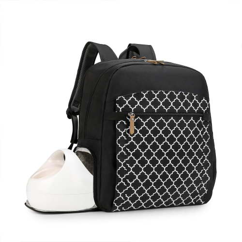 Breast Pump Backpack for Working Moms - Diaper Bag Backpack With Laptop Sleeve, Large Capcity for Outdoor Travel (Leopard)