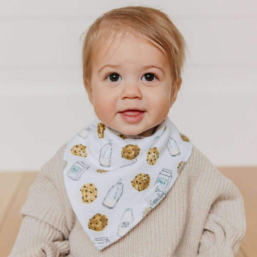 Bandana drool bibs 4-pack – Copper Pearl, Chip