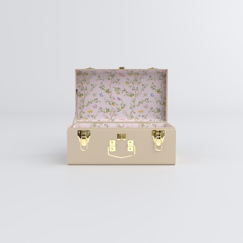 Mini Trunk - Beige - Sylvia's Summer / Embroidery
