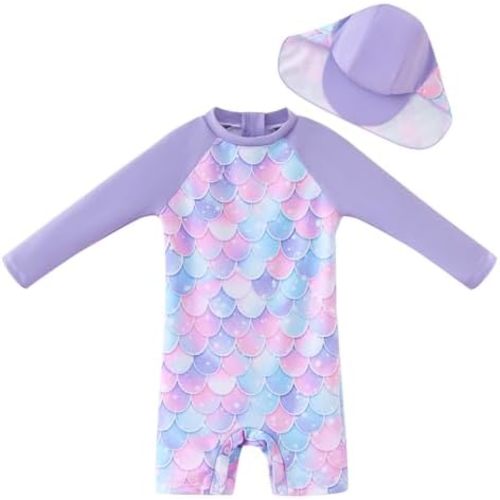 UMELOK Baby Girl Swimsuit Infant UPF 50+ Bathing Suit Size Months