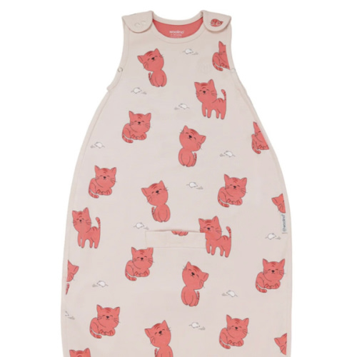 4 Season® Ultimate Baby Sleep Bag, Merino Wool & Organic Cotton, Kitten