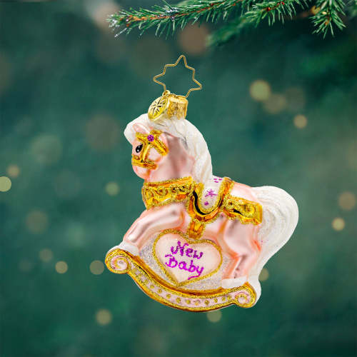 Babys First Christmas Filly Gem