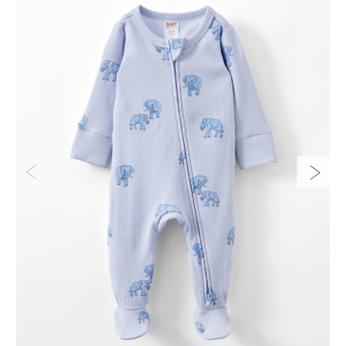 Organic Pointelle Zip All In One Romper